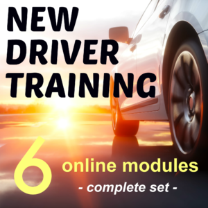 NEW DRIVER TRAINING - complete set of 6 online modules